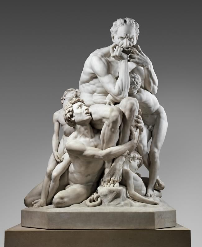 Met Tour Treasure - Ugolino and His Sons statue
